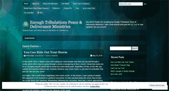 Desktop Screenshot of enoughtribulations.com